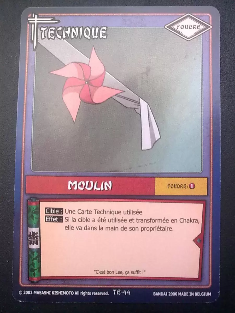 Cartes Naruto Série 01 - Moulin