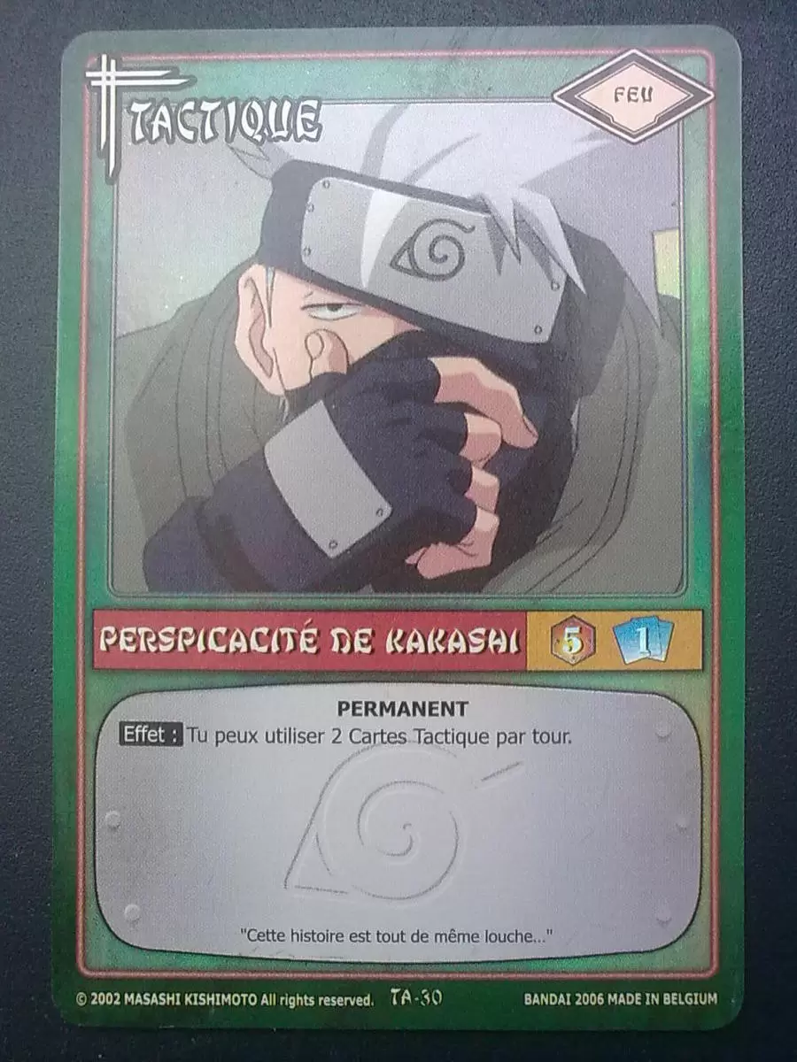 Cartes Naruto Série 01 - Perspicacité de Kakashi