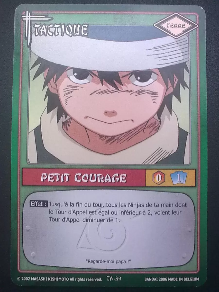 Cartes Naruto Série 01 - Petit courage
