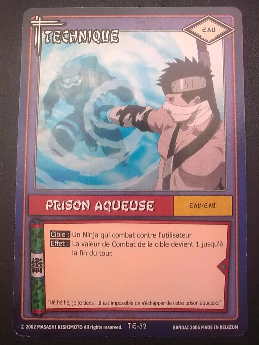 Cartes Naruto Série 01 - Prison Aqueuse