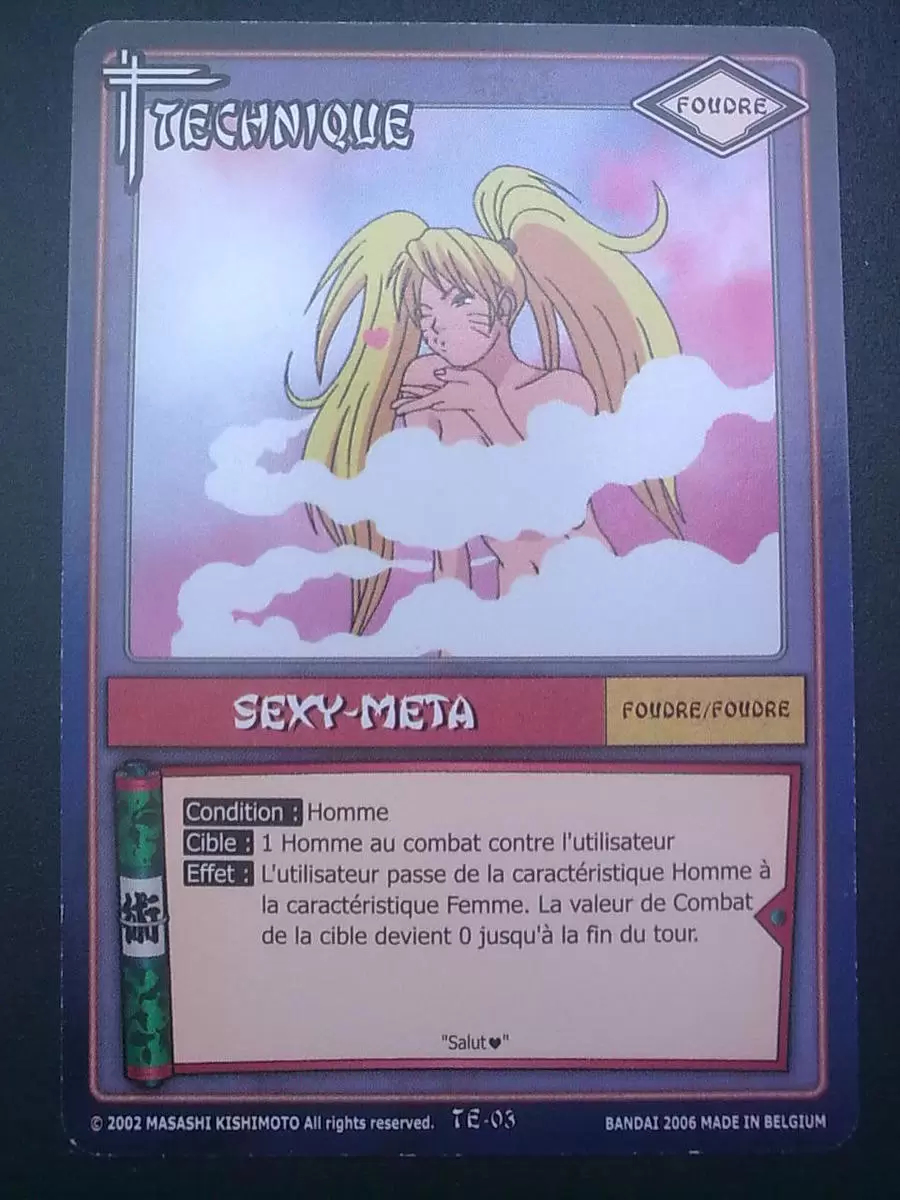 Cartes Naruto Série 01 - Sexy-Meta