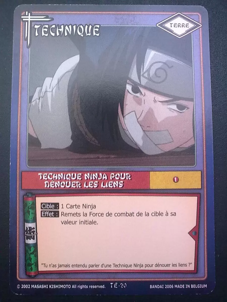 Cartes Naruto Série 01 - Technique Ninja pour Dénouer les Liens