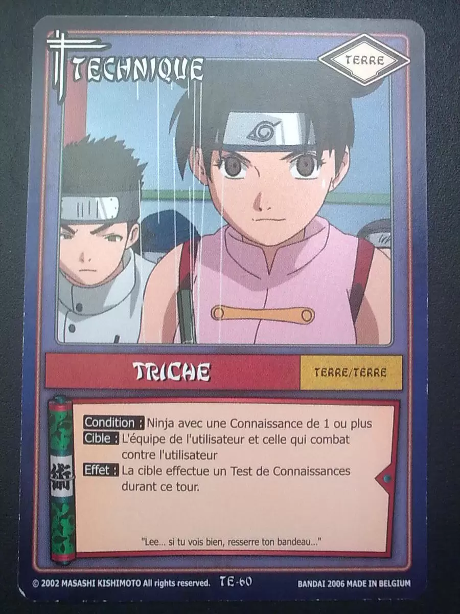 Cartes Naruto Série 01 - Triche