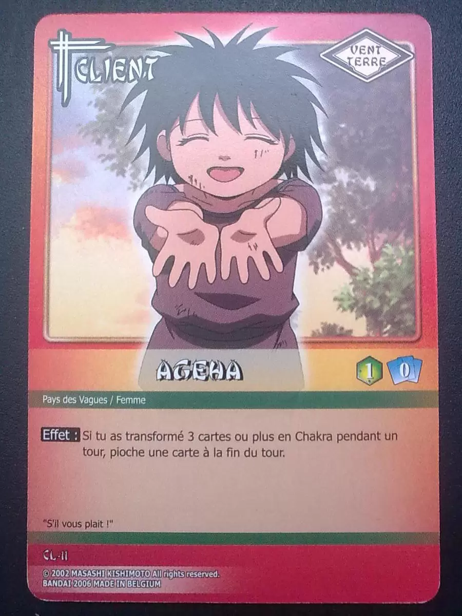 Cartes Naruto Série 02 - Ageha