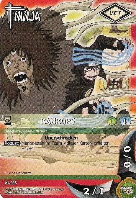 Cartes Naruto Série 02 - Kankurô