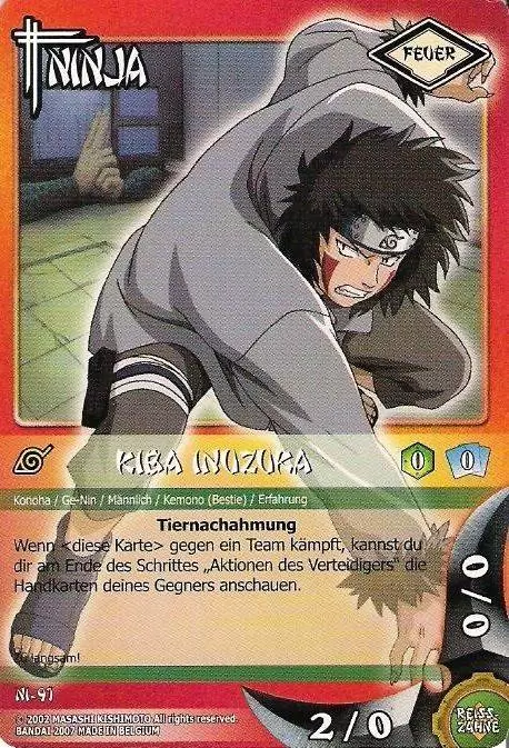 Cartes Naruto Série 02 - Kiba Inuzuka