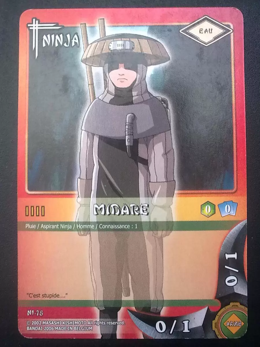 Cartes Naruto Série 02 - Midare