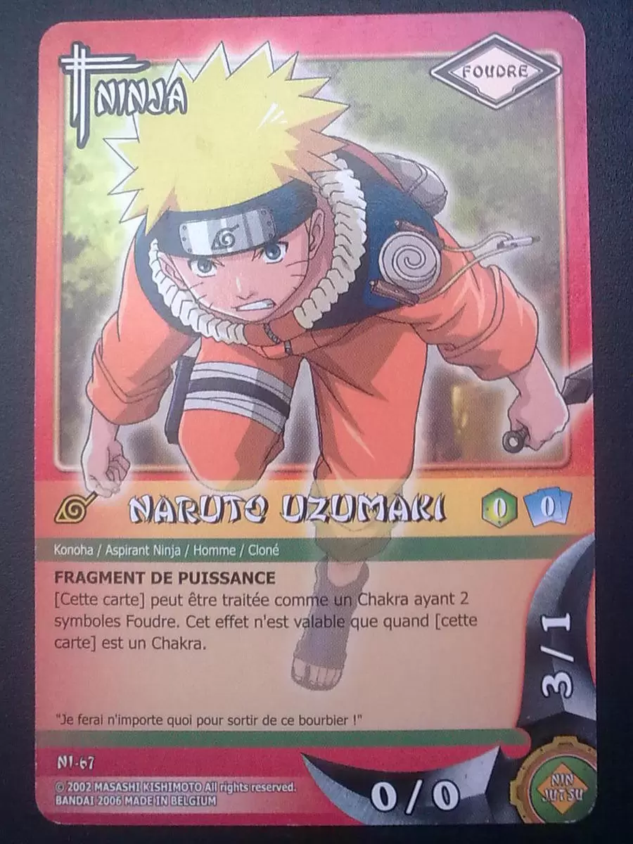 Cartes Naruto Série 02 - Naruto Uzumaki