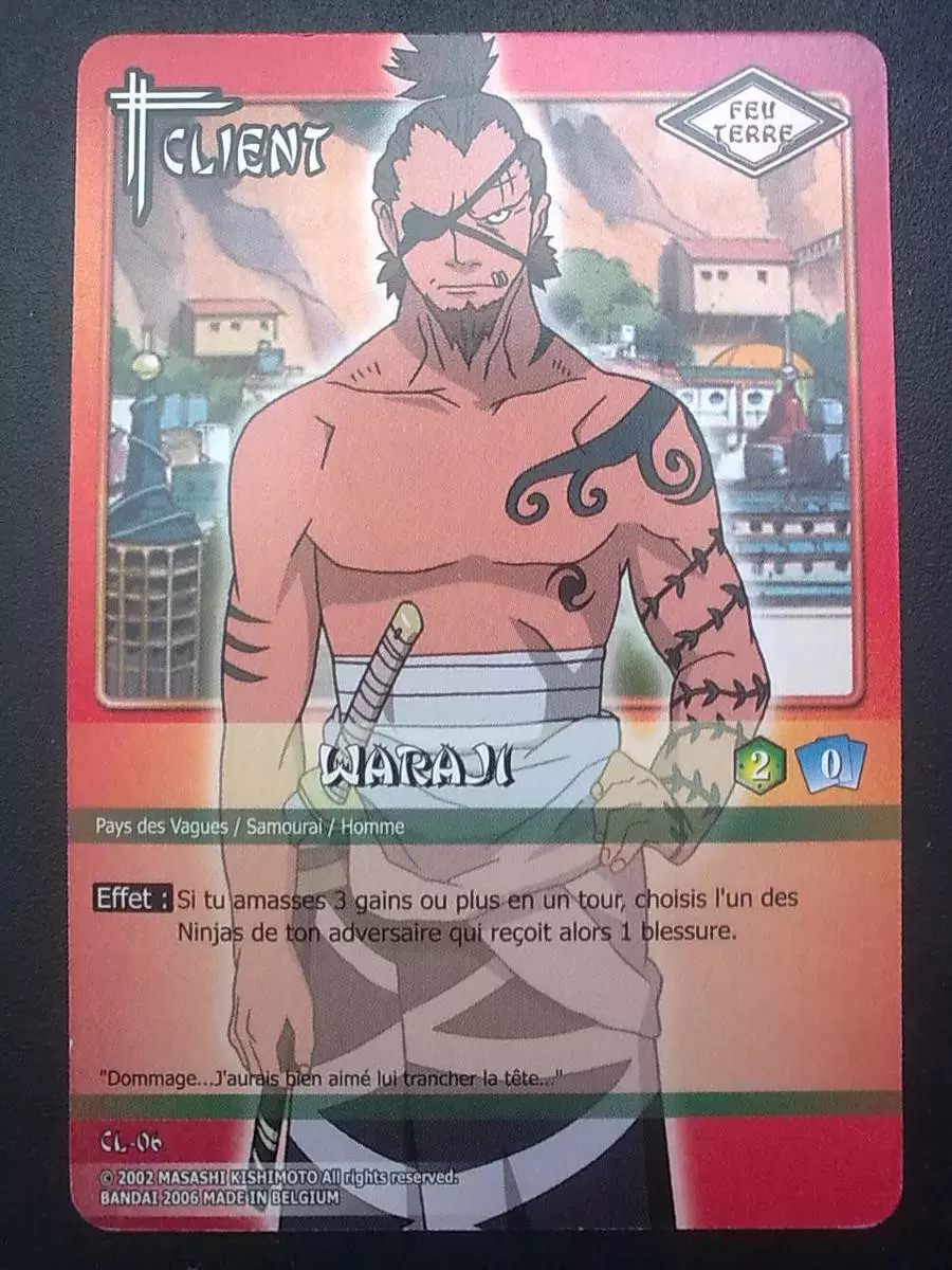 Cartes Naruto Série 02 - Waraji