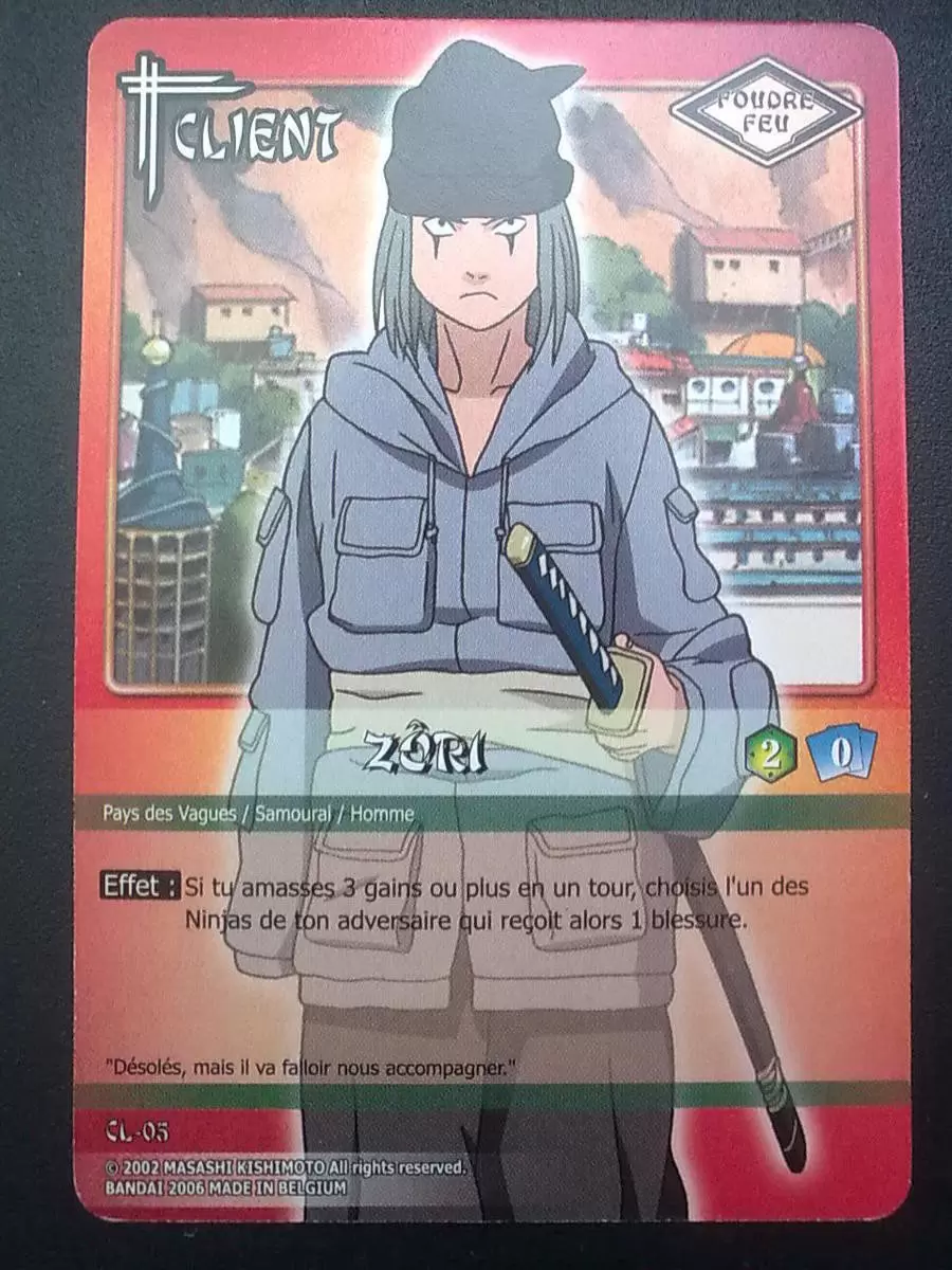 Cartes Naruto Série 02 - Zôri