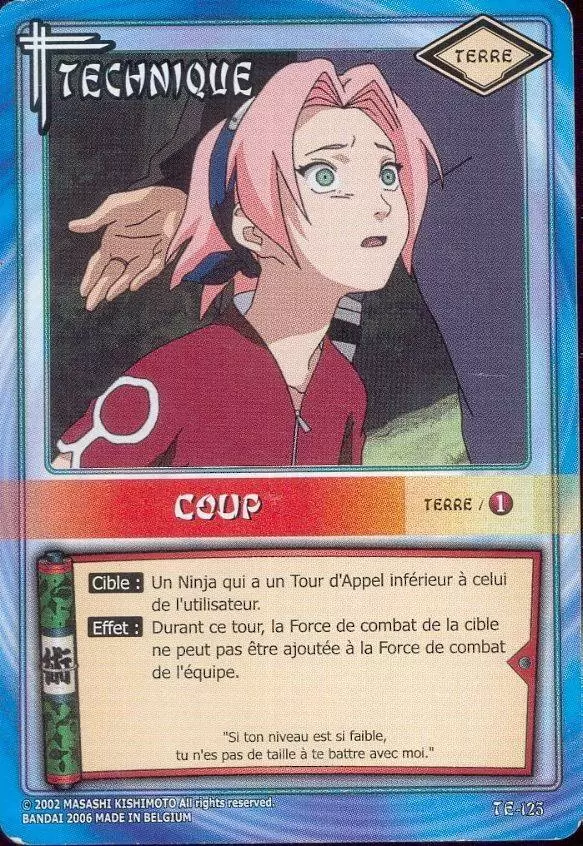 Cartes Naruto Série 03 - Coup