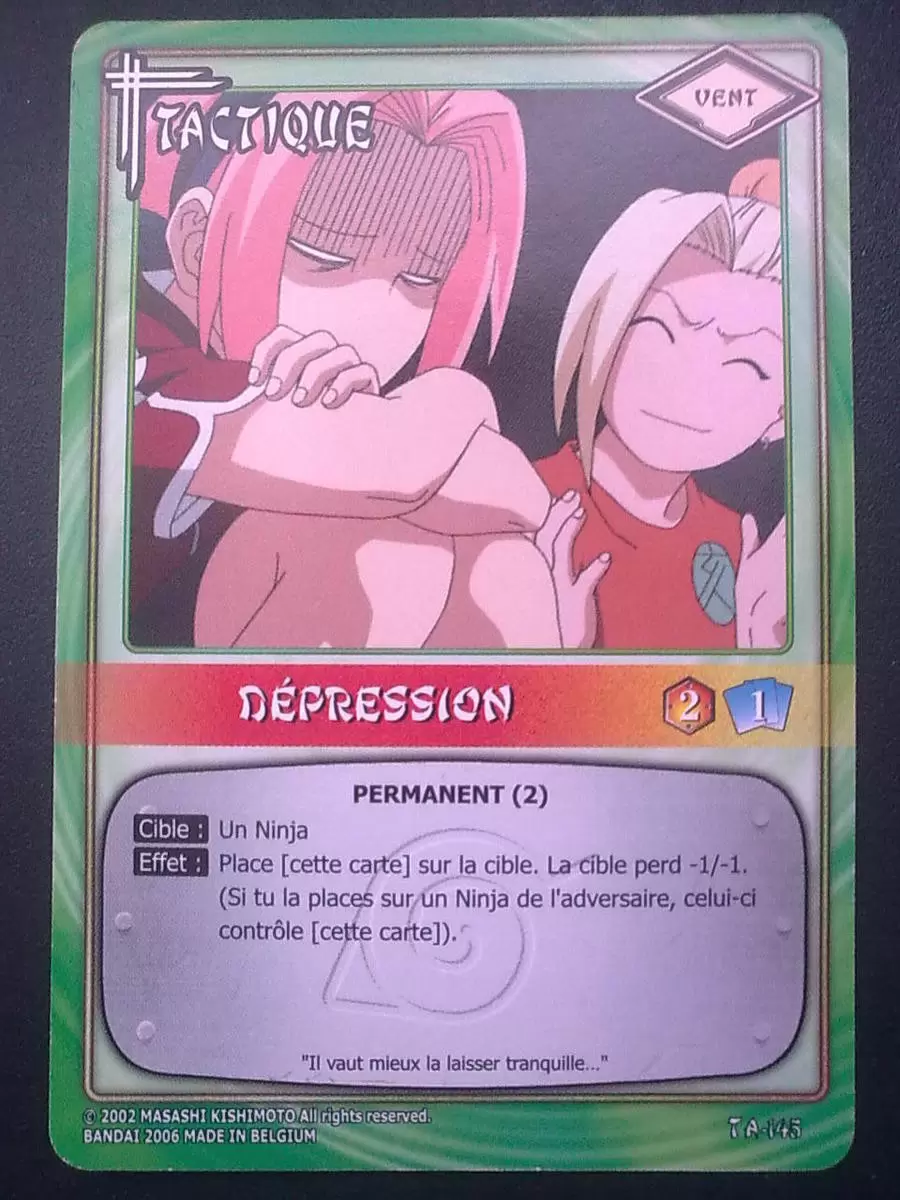 Cartes Naruto Série 03 - Dépression