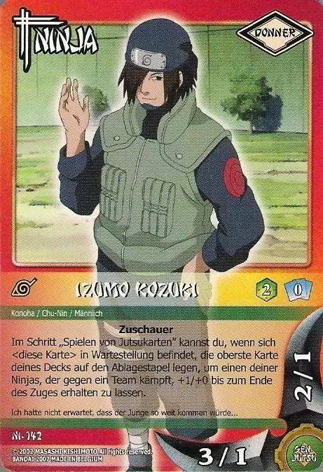 Cartes Naruto Série 03 - Puissances Cachées - Izumo Kozuki