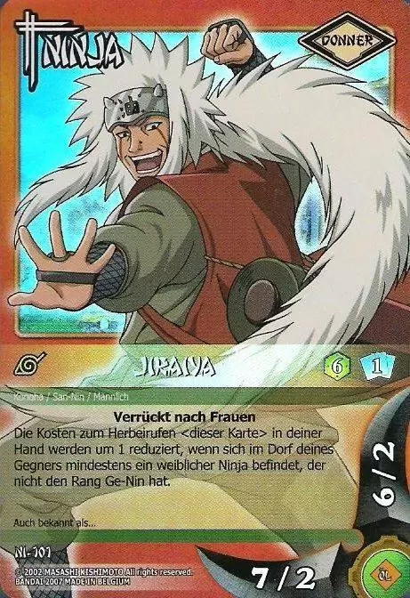 Cartes Naruto Série 03 - Jiraya