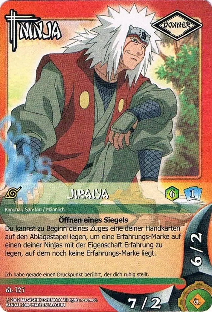 Cartes Naruto Série 03 - Puissances Cachées - Jiraya