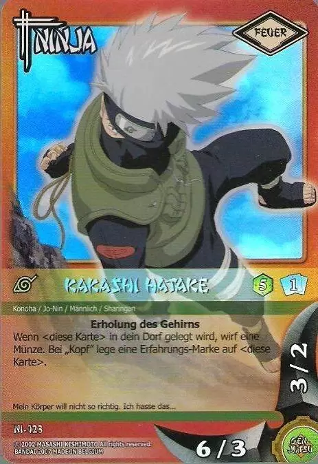 Cartes Naruto Série 03 - Kakashi Hatake