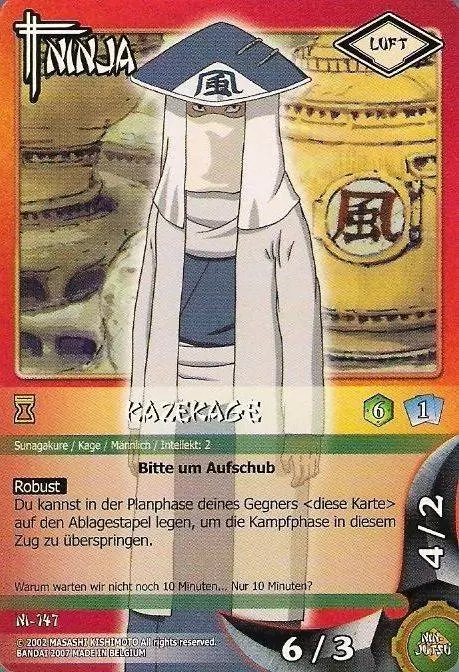 Cartes Naruto Série 03 - Puissances Cachées - Kazekage