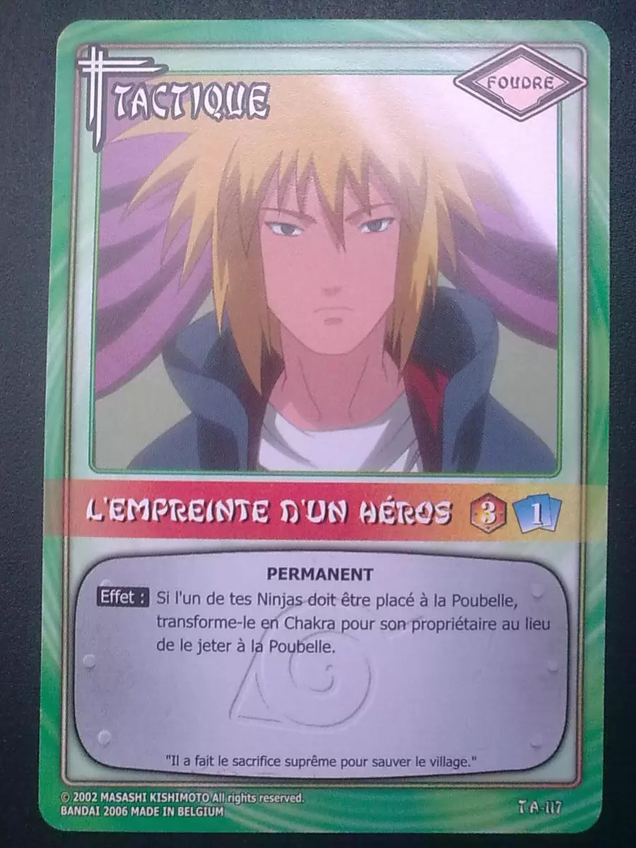 Cartes Naruto Série 03 - L\'empreinte D\'un Héros