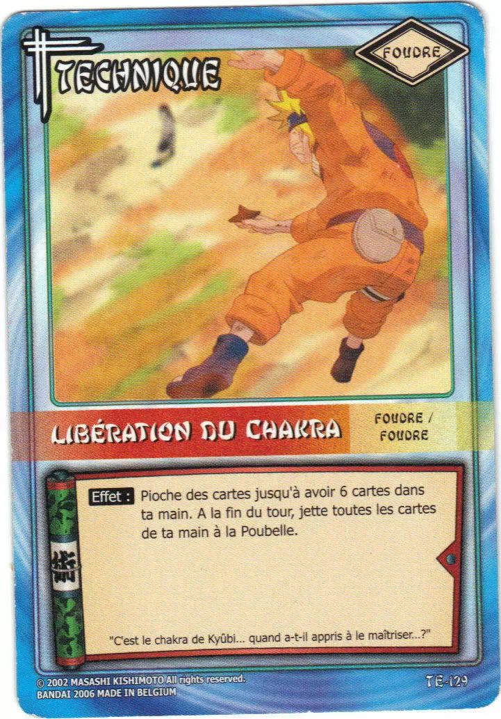 Cartes Naruto Série 03 - Libération Du Chakra