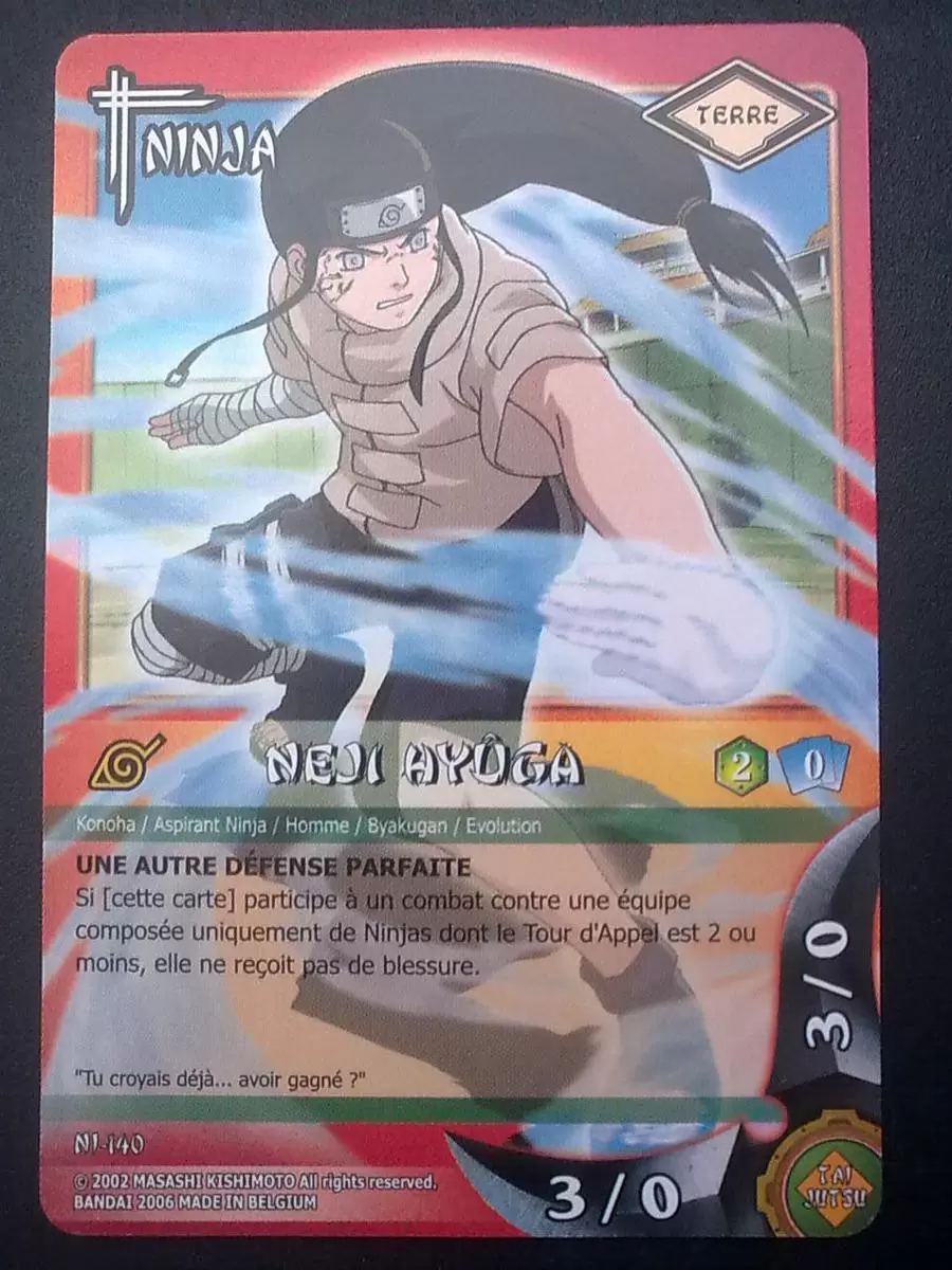 Cartes Naruto Série 03 - Puissances Cachées - Neji Hyûga