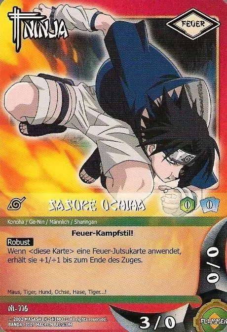 Cartes Naruto Série 03 - Sasuke Uchiwa
