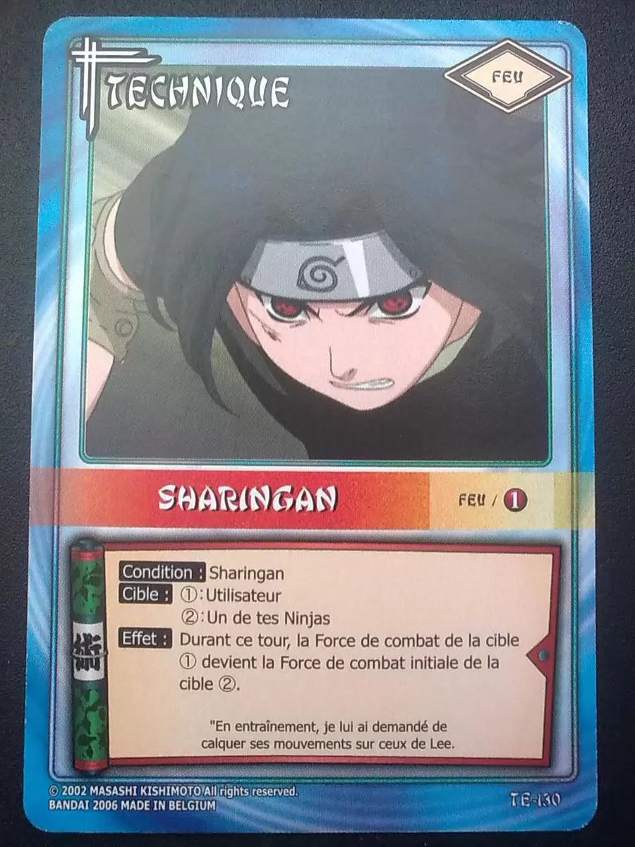 Cartes Naruto Série 03 - Sharingan