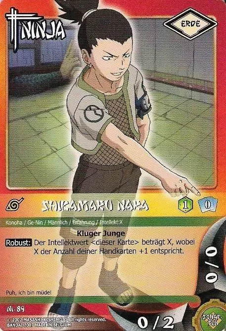 Cartes Naruto Série 03 - Puissances Cachées - Shikamaru Nara