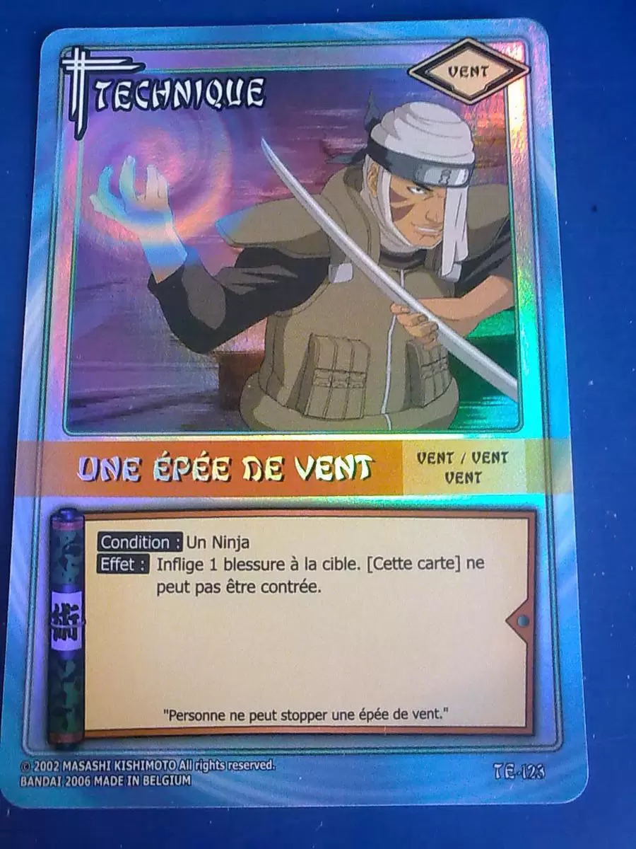 Cartes Naruto Série 03 - Puissances Cachées - Une épée de vent
