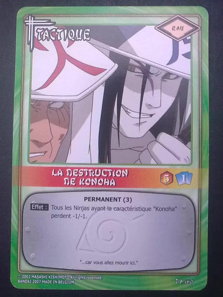 Cartes Naruto Série 04 - La destruction de Konoha