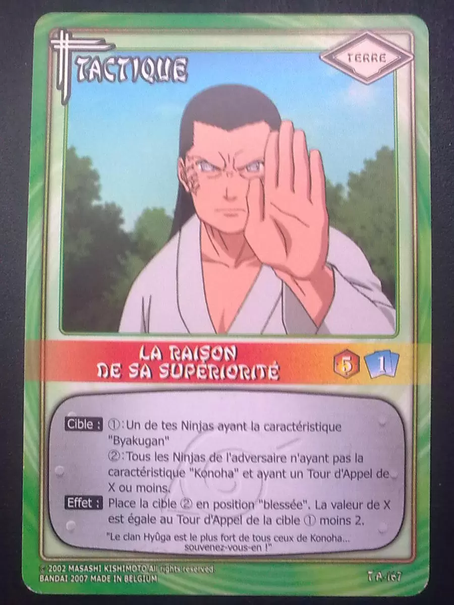 Cartes Naruto Série 04 - La Raison De Sa Supériorité