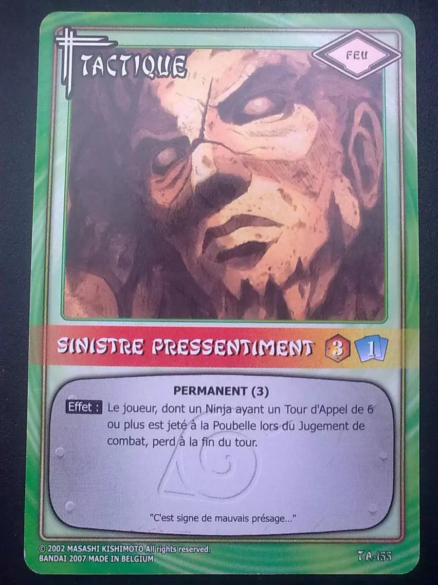 Cartes Naruto Série 04 - Sinistre préssentiment