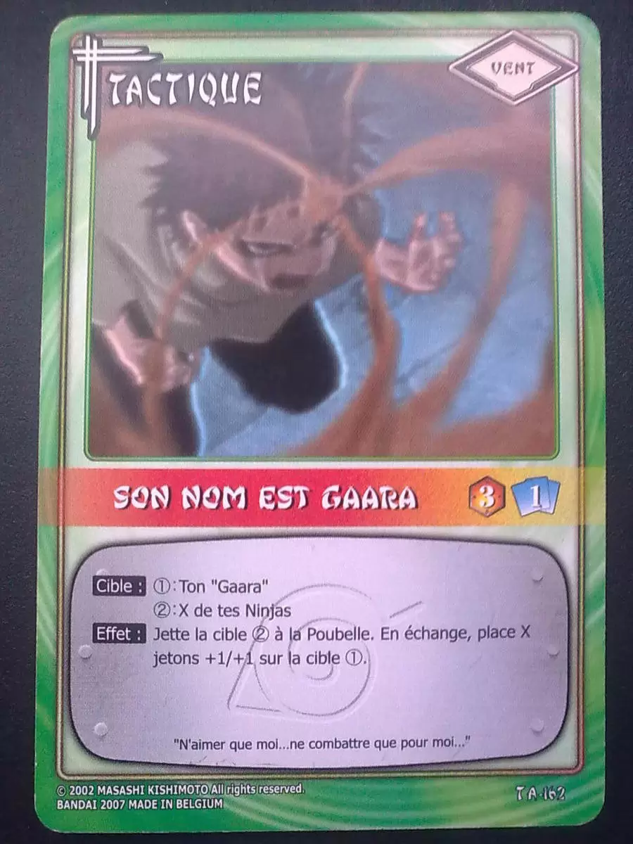 Cartes Naruto Série 04 - Son nom est Gaara