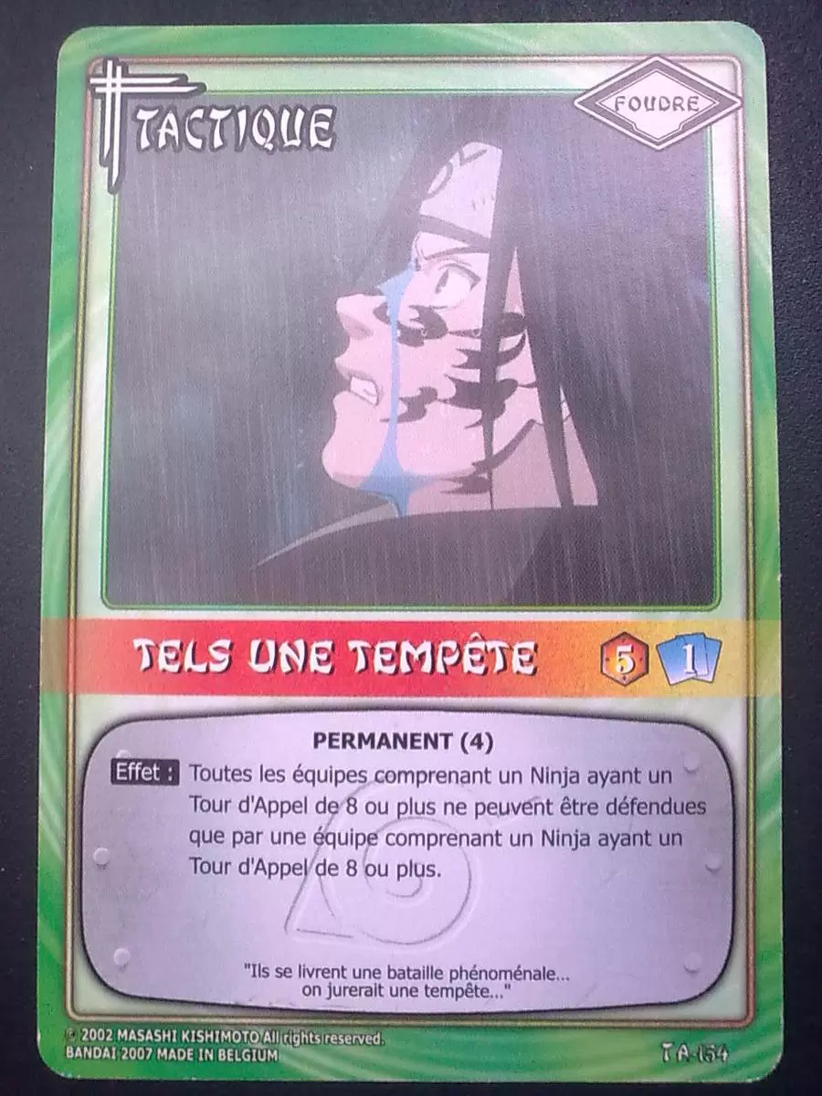 Cartes Naruto Série 04 - Tel une tempête