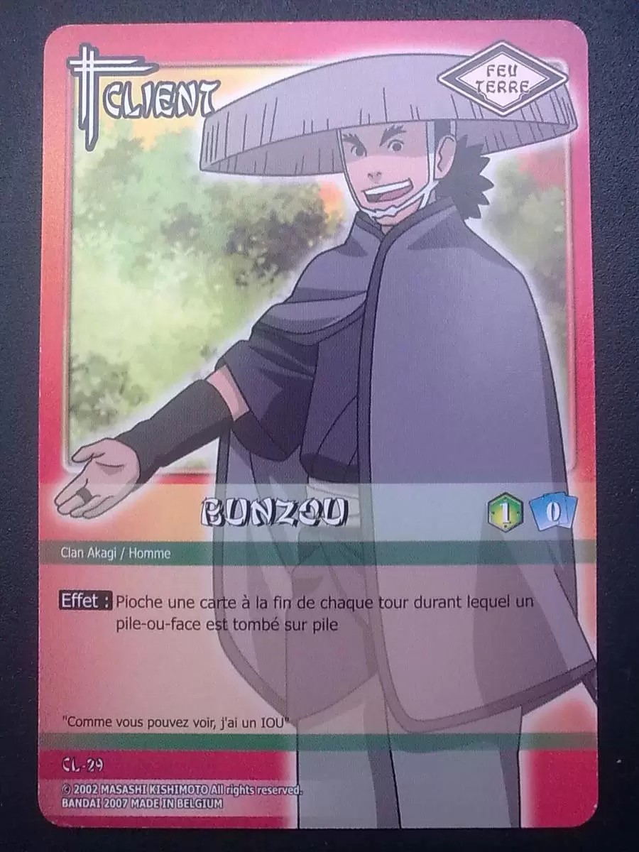 Cartes Naruto Série 05 - Bunzou