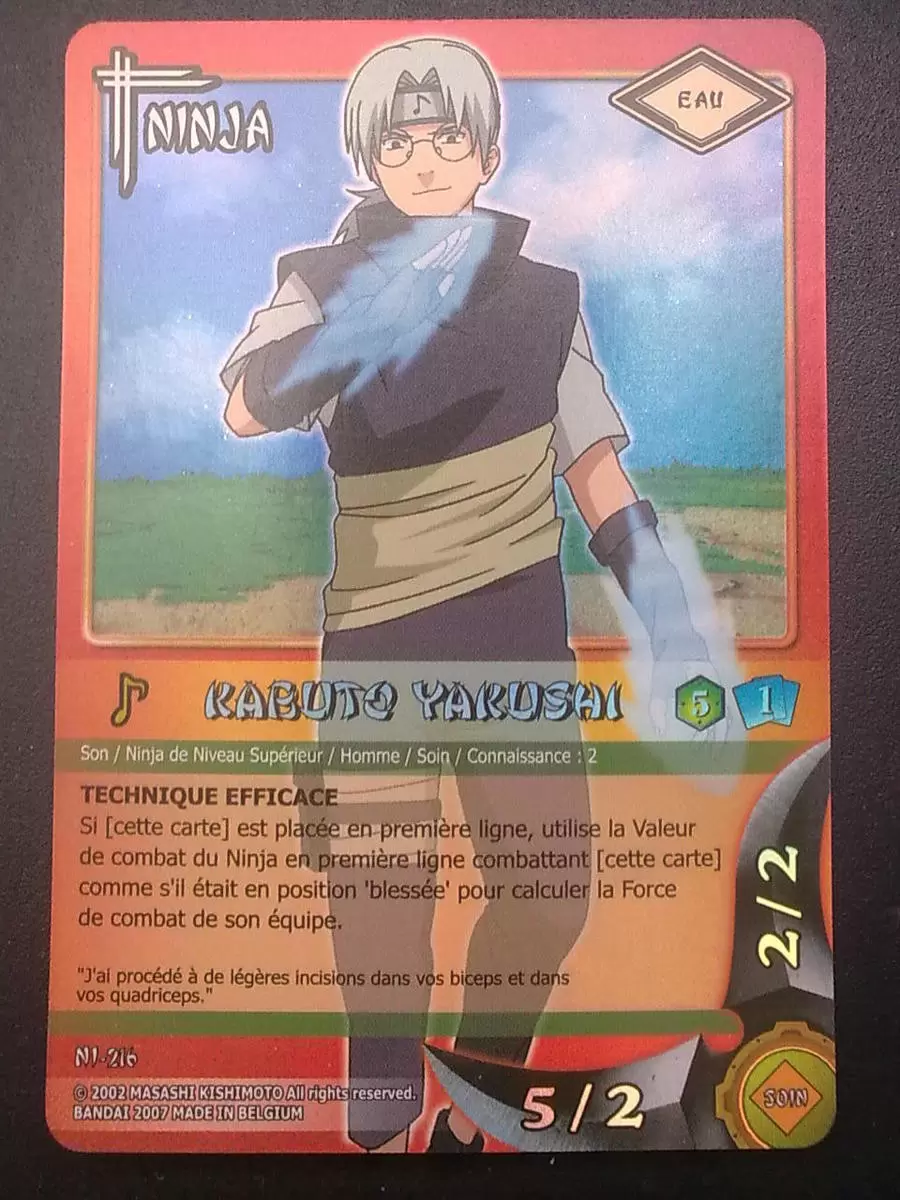 Cartes Naruto Série 05 - Kabuto Yakushi