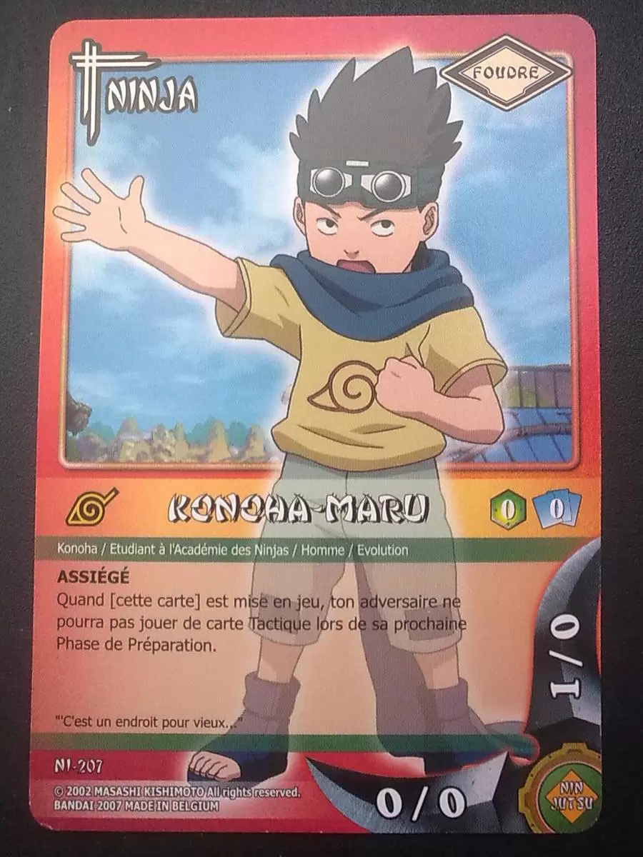 Cartes Naruto Série 05 - Un Nouveau Départ - Konoha-Maru