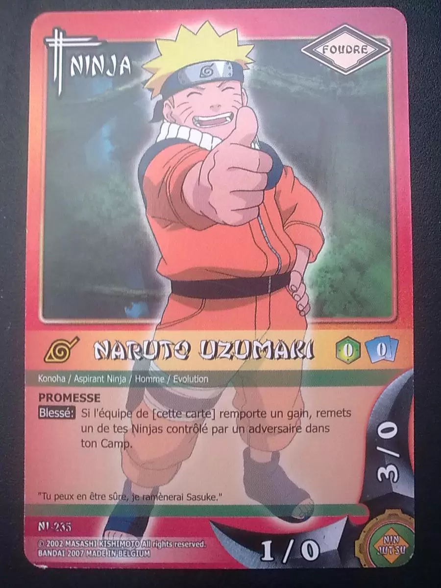 Cartes Naruto Série 05 - Un Nouveau Départ - Naruto Uzumaki