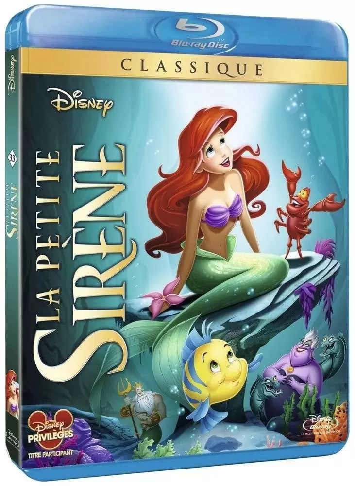 Les grands classiques de Disney en Blu-Ray - La Petite Sirène