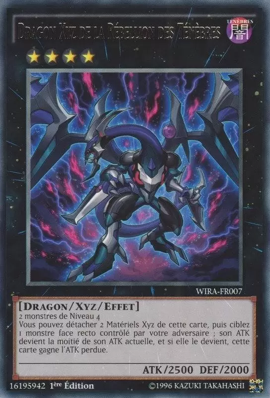 Les Aventuriers Ailés WIRA - Dragon Xyz de la Rébellion des Ténèbres
