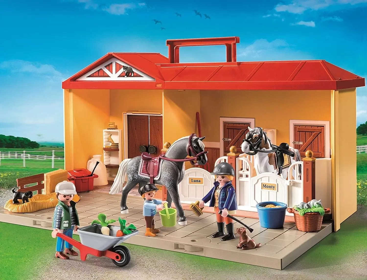 Playmobil Horse Riding - Stable Carry Case