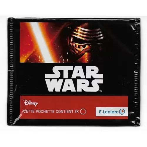 Cartes LECLERC : Star Wars  2015 - Pochette Comic Shell Star Wars 2015