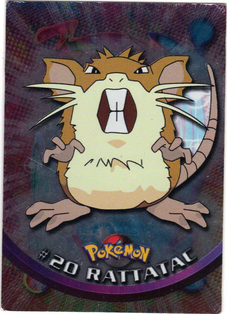 Pokémon Cartes Topps - Rattatac Holographique