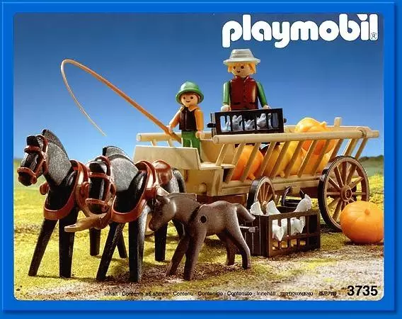 Playmobil Fermiers - Charrette