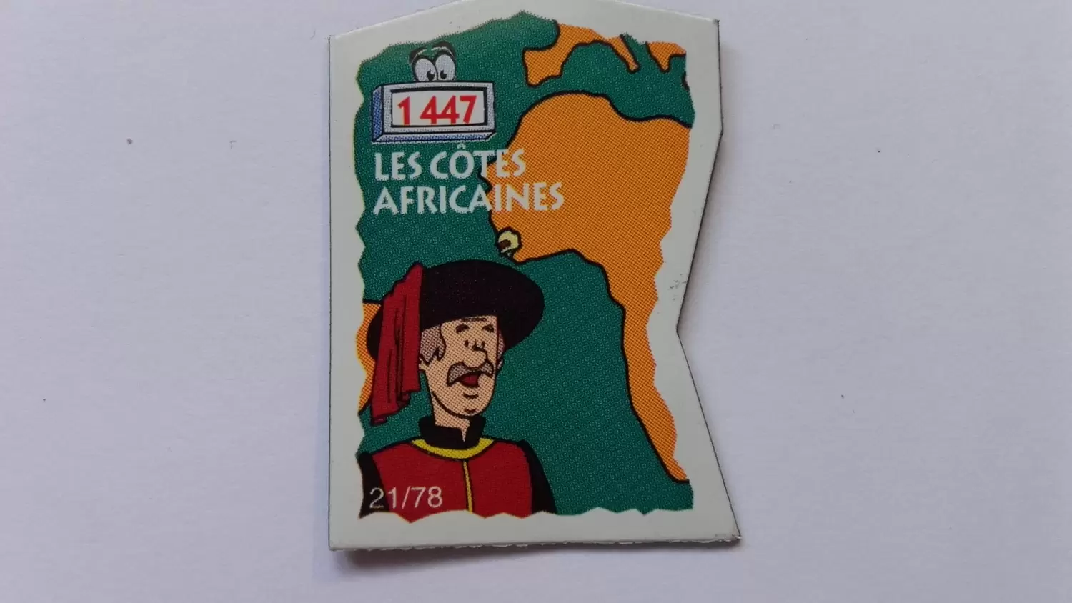 Magnets Le Gaulois - Il était une fois Les Découvreurs - Les Côtes Africaines