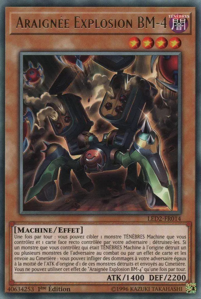 Les Duellistes Légendaires : L\'Ancien Millénaire LED2 - Araignée Explosion BM-4