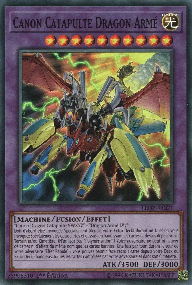 Les Duellistes Légendaires : L\'Ancien Millénaire LED2 - Canon Catapulte Dragon Armé