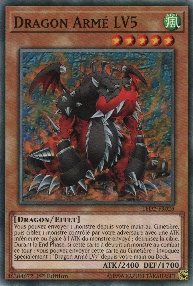 Les Duellistes Légendaires : L\'Ancien Millénaire LED2 - Dragon Armé LV5