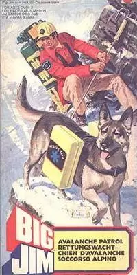 Big Jim Vehicles & accessories - Avalanche Patrol Set (Figure + Dog)