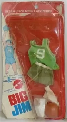 Tenues Big Jim - Basketball Gear (green)