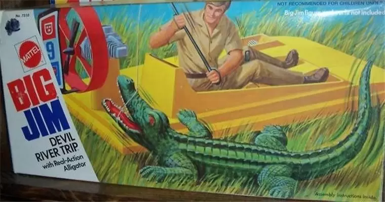 Véhicules et accessoires Big Jim - Devil River Trip (Alligator)